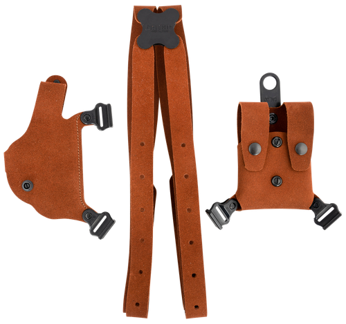 Galco CL2652 Classic Lite 2.0 Shoulder System Size Fits Chest Up To 56" Natural Leather Shoulder Fits S&W M&P Shield Fits S&W M&P Shield Plus Fits S&W M&P Shield 2.0 Right Hand