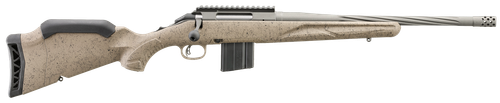 Ruger 46923 American II Ranch Full Size 350 Legend 5+1 16.10" Cobalt Cerakote Spiral Fluted Threaded Barrel & Alloy Steel Receiver w/Picatinny Rail, Flat Dark Earth Splatter Adj LOP Synthetic Stock