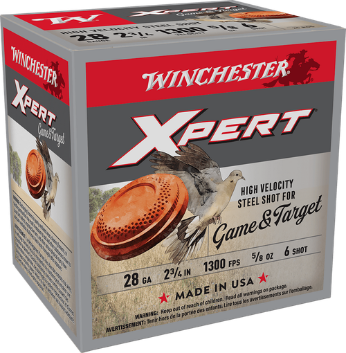 Winchester Ammo WE28GT6 Super X Xpert High Velocity 28Gauge 2.75" 5/8oz 6Shot 25 Per Box/10 Case