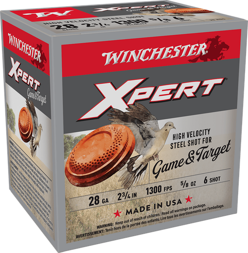 Winchester Ammo WE28GT6 Super X Xpert High Velocity 28Gauge 2.75" 5/8oz 6Shot 25 Per Box/10 Case