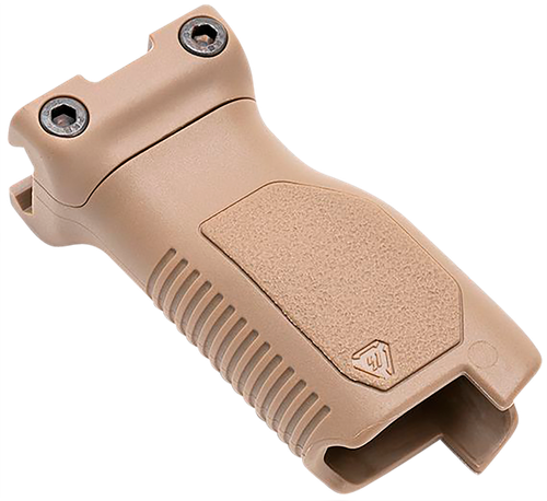 Strike Industries ARCMAGRAILLFDE Angled Vertical Grip Long Flat Dark Earth Polymer with Cable Management Storage for Picatinny Rail