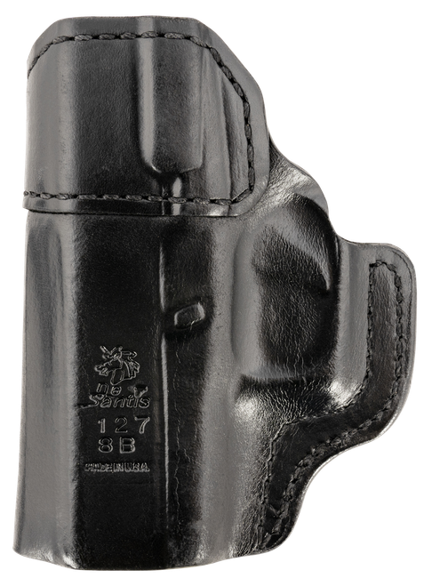 DeSantis Gunhide 127BA8BZ0 Inside Heat  IWB Black Leather Belt Clip Fits Glock 43/43x Right Hand