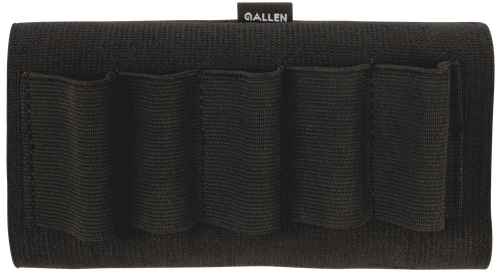 Allen 205 Shotgun Shell Holder  Black Elastic 5rd Shotgun Buttstock Mount