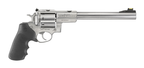 Ruger 5526 Super Redhawk  22 Hornet 8rd 9.50" Satin Stainless Steel Barrel, Cylinder & Frame, Black Hogue Tamer Monogrip Grip, Transfer Bar Safety
