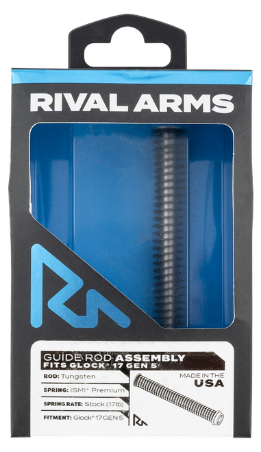 Rival Arms RA50G121T Guide Rod Assembly  Tungsten Stainless Steel for Glock 17 Gen5