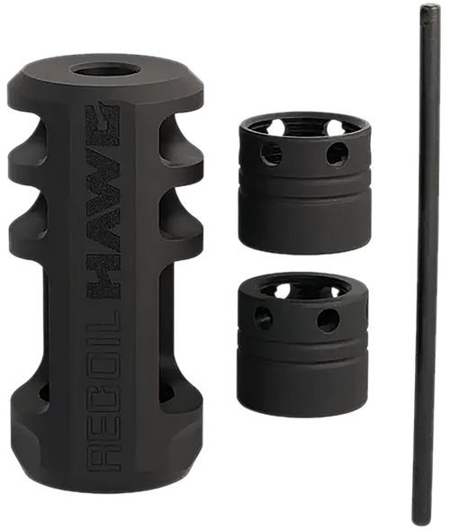 Browning 001293097 Xeno Recoil Hawg Black Matte Stainless Steel 5/8"x24 Threads 2.20" OAL