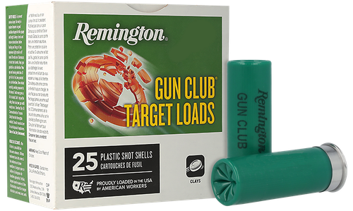 Remington Ammunition 20234 Gun Club  12Gauge 2.75" 1 1/8oz 8Shot 25 Per Box/10 Casse