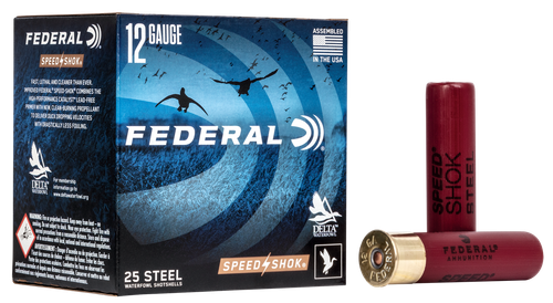 Federal WF1333 Speed-Shok  12Gauge 3.50" 1 3/8oz 3Shot 25 Per Box/10 Case