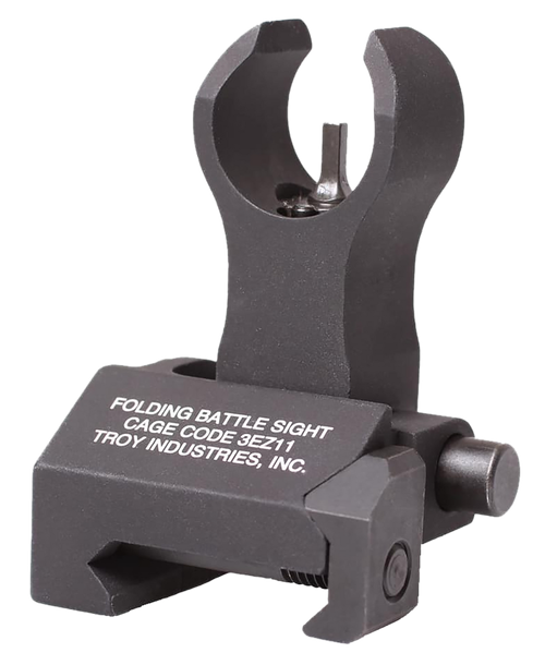 Troy Ind SSIGFBSFHBT00 Front Folding BattleSight HK  Black Hardcoat Anodized