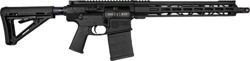 Diamondback DB1018C001 DB10  308 Win 20+1 16" Nitride Treated Threaded Steel Barrel w/A2 .30 Cal Flash Hider, A3 Flattop Upper, 15" M-LOK Handguard, Magpul MOE Carbine Stock, Magpul MOE K Grip