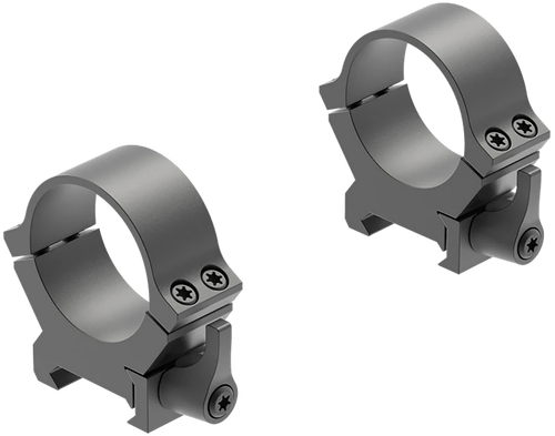 Leupold 174076 QRW2 Cross-Slot Scope Ring Set Matte Black Steel 30mm Tube Medium Quick Release Picatinny/Weaver