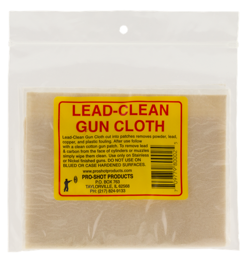 Pro-Shot LCC Lead Clean Gun Cloth Cotton 8.75" x 11.25"