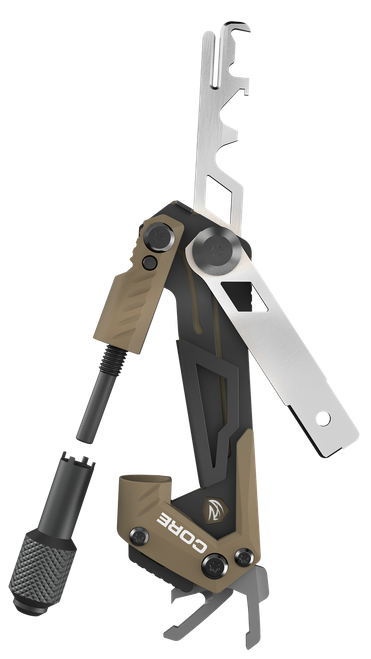 Real Avid AVGTCORAR Core Gun Tool AR15 Olive Green/Black Stainless Steel