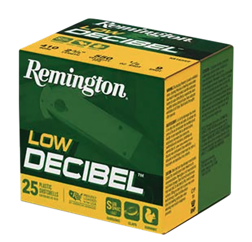 Remington Ammunition R20740 Low Decibel  410Gauge 2.50" 9Shot 25 Per Box/10 Case