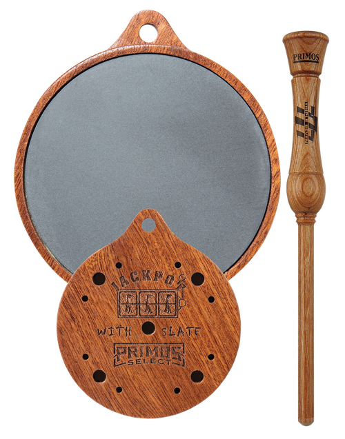 Primos 216 Jackpot  Striker Call Turkey Sounds Gray/Natural Hardwood