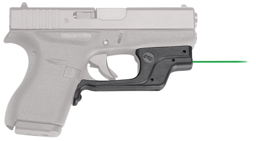 Crimson Trace 0146301 LG-443 Laserguard  Compatible w/Glock 42/43, Green Laser Black Polymer