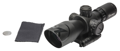 Firefield FF13065 Barrage w/Red Laser Matte Black 2.5-10x40mm Illuminated Red/Green Mil-Dot Reticle/Red Laser