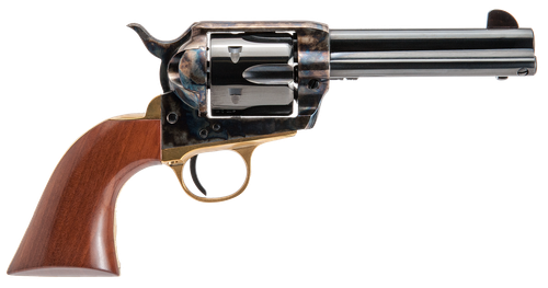 Cimarron PPP45 Pistolero  45 Colt (Long Colt) 6 Shot 4.75" Blued Steel Barrel, Blued Cylinder, Color Case Hardened Steel Frame, Walnut Grip, Exposed Hammer