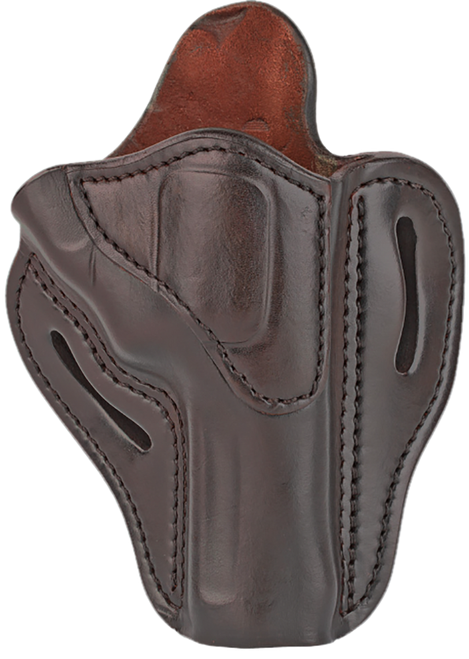 1791 Gunleather RVH2SBRR RVH2  OWB Size 02 Signature Brown Leather Belt Slide Fits Ruger GP100/S&W K Frame Right Hand