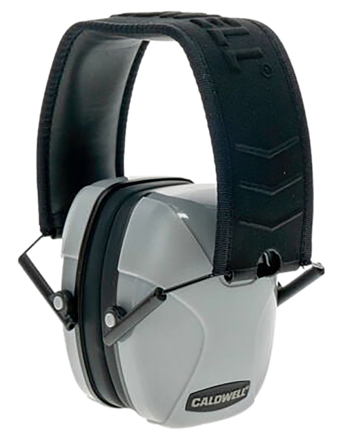 Caldwell 1103305 Passive Low-Profile Muff 24 dB Over the Head Gray/Black Adult