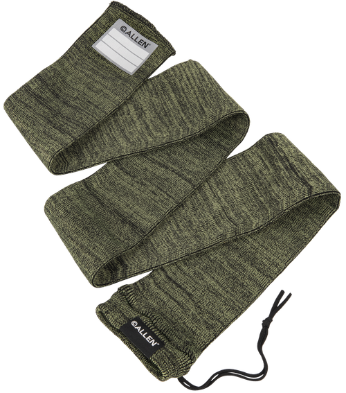 Allen 13171 Stretch Knit Gun Sock Green Silicone-Treated Knit w/Custom ID Labeling Holds Rifles with Scope or Shotguns 52" L x 3.75" W Interior Dimensions
