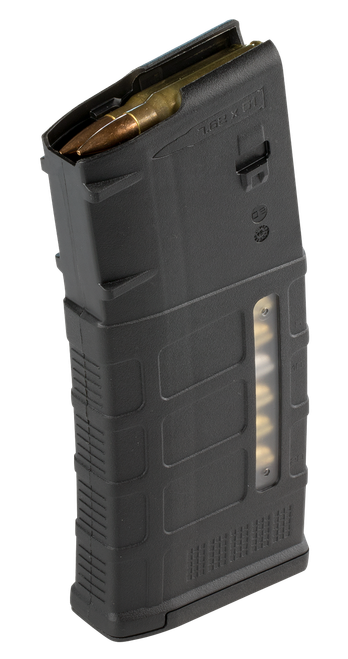 Magpul MAG577BLK PMAG GEN M3 25rd Detachable w/Capacity Window 308 Win/7.62x51mm NATO Fits AR-10/M110/SR25 Black Polymer
