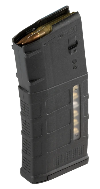 Magpul MAG577BLK PMAG GEN M3 25rd Detachable w/Capacity Window 308 Win/7.62x51mm NATO Fits AR-10/M110/SR25 Black Polymer