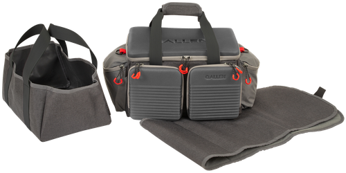Allen 8325 Competitor Premium Gray Molded Lockable Range Bag w/Internal Tote & Fold-Up Gun Mat