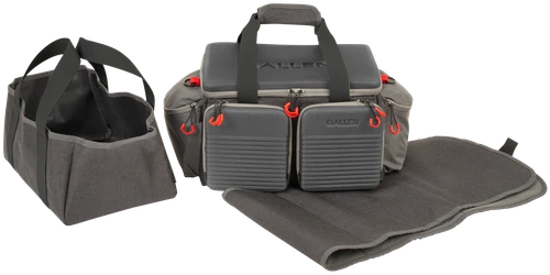 Allen 8325 Competitor Premium Gray Molded Lockable Range Bag w/Internal Tote & Fold-Up Gun Mat