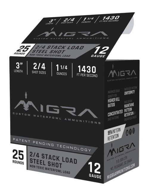 MIGRA M12AS24   12G 3"     2-4SHT 1.25       25/10
