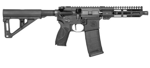 M&P 15 AXE Pstl 300Blk 8" TB MLOK Blk 30-rd