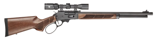 Smith & Wesson 14829 1854 Combo 45-70 Gov 6+1 20" Black Armornite Threaded Barrel, Black Armornite Stainless Steel Receiver w/Picatinny Rail, Walnut Forend & Fixed Stock, Vortex Crossfire HD 2-7x32mm