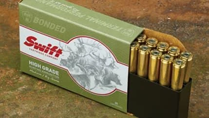 Swift Scirocco II Rifle Ammunition .308 Win 150 gr BT 2856 fps 20 rounds