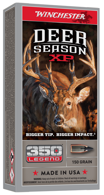 Winchester Ammo X350DS Deer Season XP 350Legend 150gr Extreme Point 20 Per Box/10 Case