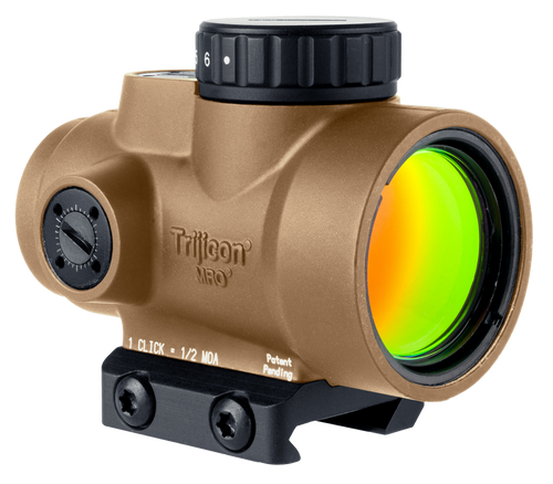 Trijicon 2200326 MRO SD  Coyote Tan 1x25mm 2 MOA Red Dot Reticle Low Mount