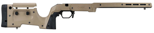 Mdt Sporting Goods Inc 104692FDE XRS Chassis FDE Aluminum Core with Polymer Panels, Adj. Cheekrest, M-LOK Forend, Interchangeable Grips, AICS Mag Compatible, Fits Short Action Savage
