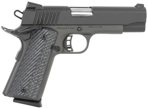RIA M1911-A1 45ACP 4.3 BLK G10 GRAY GRIPS 8RD