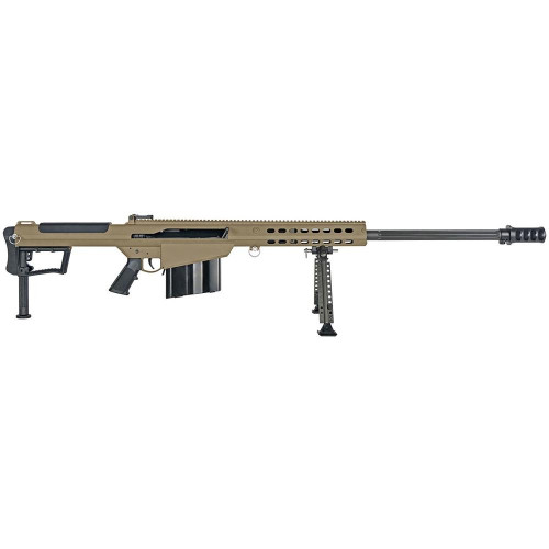 Barrett M107A1 Rife 50 BMG 10rd(1) Magazine 29" Fluted Barrel FDE Cerakote