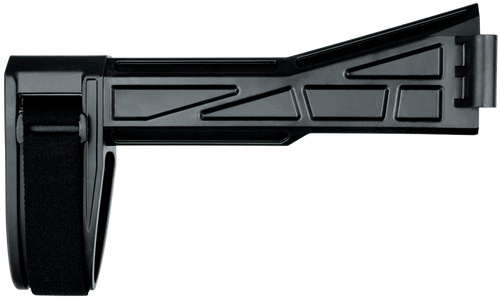SB Tactical SBT201SB SBT-G2  Fixed Right Side Folding Black Synthetic for H&K UMP, B&T APC, LWRCi SMG45 (Tube Not Included)