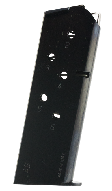 Mec-Gar MGCO4506B 1911 Officer 6rd 45 ACP, Blued Carbon Steel
