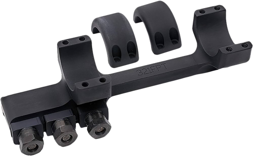 DNZ 321FPT Freedom Reaper Forward Picatinny Rail Matte Black Aluminum 30mm Tube, Extra High Rings