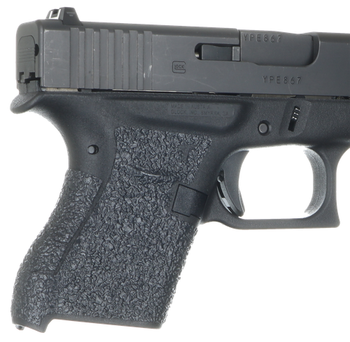 Talon Grips EV04R Adhesive Grip  Textured Black Rubber, Fits Glock 42/43