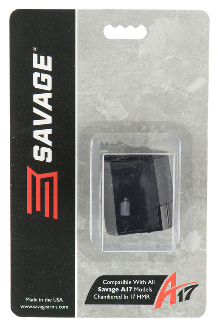 Savage Arms 90022 A17/B17  10rd Rotary 17 HMR Black Polymer