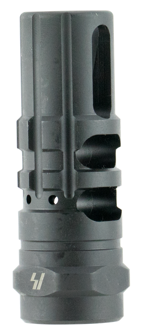 Strike Industries JCOMP2308 JComp Gen 2 Black Steel w/ 5/8"-24 tpi Threads 2.55" OAL 0.87" Diameter 0.34" Diameter 308 Win 7.62x51mm NATO Fits AR-Platform
