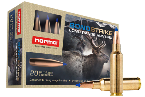 Norma Ammunition 20175832 Dedicated Hunting Bondstrike 300WSM 180gr Bonded Polymer Tip 20 Per Box/10 Case