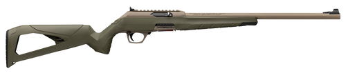Winchester Repeating Arms 521158102 Wildcat SR 22 LR 10+1 16.50" Flat Dark Earth Button Rifled Barrel, Flat Dark Earth Picatinny Rail Polymer Receiver, Adj Cheek Piece & LOP OD Green Synthetic Stock