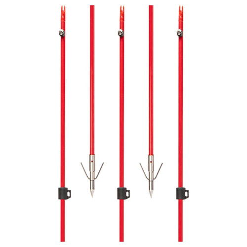 Cajun Bowfishing Fiberglass Arrow with Piranha Long Barb XT