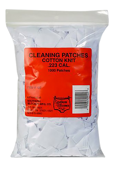 Southern Bloomer 122 Cleaning Patches  223 Rem,5.56x45mm NATO Cotton 1000 Per Bag