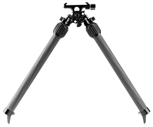 Mdt Sporting Goods Inc 114700BLK Mountain Bipod 2.70-15.80" High Black Carbon Fiber/Aluminum
