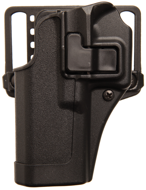 Blackhawk 410520BKL Serpa CQC  OWB Size 20 Matte Black Polymer Belt Loop/Paddle Fits S&W J Frame Fits 2" Barrel Left Hand
